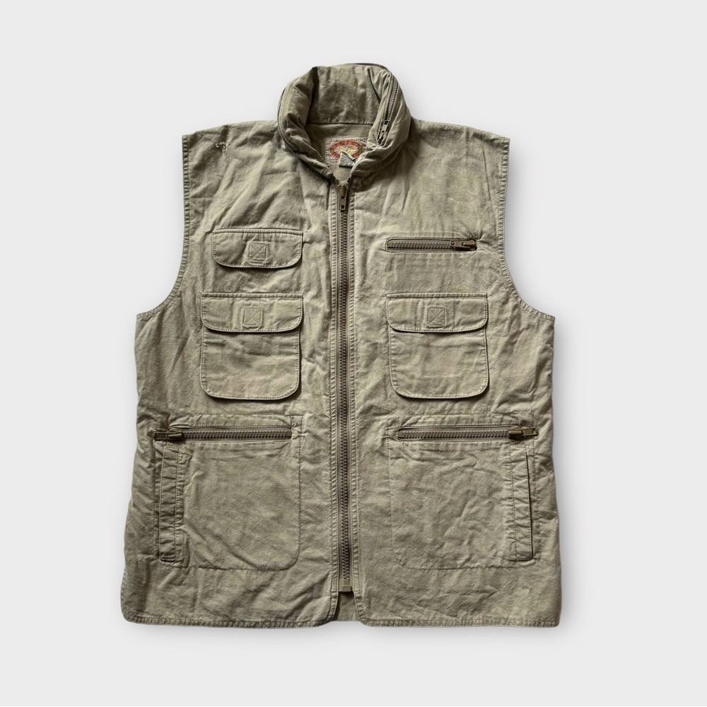 Vintage 80s/1980s Banana Republic vest, utility/cargo/safari
